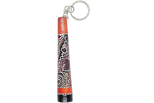 Australian Treasures - Didgeridoo en bois comprenant un cours en ligne - Cire d'abeille - Housse de didgeridoo – support de didgeridoo