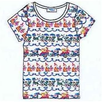 Moomin short-sleeved T-shirt White L flyer (japan import)