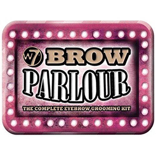 W7 brow parlour the complete eyebrow grooming kit (pink tin)
