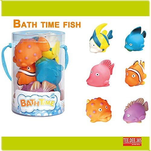 Most Popular Baby Bath Time Toys - (6 fishes) | Perfect Gift Toys | by TeeDee365