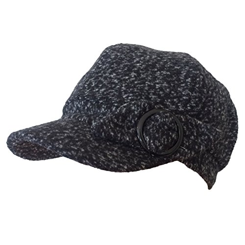 TOSKATOK Ladies Womens Girls Tweedy Lined Baker Boy newsboy Quilted Adjustable Peaked Cap