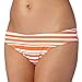 Beach Collection Womens Orange Striped Mix And Match Bikini Bottoms 10
