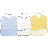 Baby-haklapp för stickning 6–9 månader himmelsblå