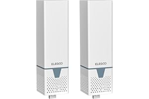 ELEGOO USB Purificatore d'aria con Carbone Attivo Integrato, Riduce l'odore e i Fumi di Resina, Compatibile con le Stampanti 3D ELEGOO Mars Serie, Saturn 2, Saturn 3/ Ultra (confezione da 2)