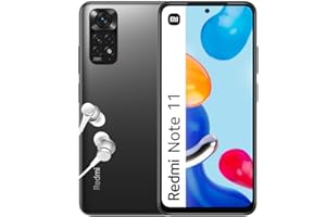 Xiaomi Redmi Note 11, Smartphone + Kopfhörer, 4 + 128 GB Handy ohne Vertrag, 6,43'' 90 Hz FHD + AMOLED DotDisplay, Snapdragon