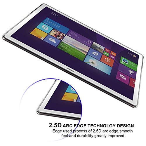 Huawei MateBook Panzerglas Schutzfolie, iVoler® Premium Panzerglasfolie folie Displayschutzfolie Hartglas Gehärtetem Glas DisplayPanzerglas Schutzfolie Displayschutz Tempered Glass Screen Protector für Huawei MateBook – 0,3mm Dünn, 9H Härtegrad, 2.5D Abgerundete Kanten – [Kratzfest] [Hohe Transparenz] [Fingerabdruck-frei] [Blasenfrei]-Lebenslange Garantie - 5