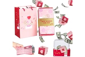 Ayixiwarz Surprise Box Gift Box, Explosion Box, Explosion Gift Box, DIY Photo Folding Gift Box, Pop-Up Explosion Gift Box, DIY Bouncing Box Photo Album for Anniversary, Christmas, Birthday,Graduation