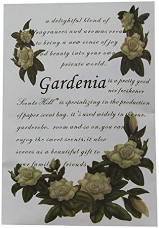Scents Hill Scented Sachets Envelope for Drawers and Closets (Gardenia)