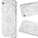 Produktbild iPhone 7 Plus Hülle 5,5 Zoll, iPhone 8 Plus Cover LCHULLE Ultra Schlank Leicht Kristall Transparant Flexibel Weich Silikon Gel TPU Haut Schützend Zurück Schutzhülle mit Sonnenblume Gedruckt Für iPhone 7 Plus/iPhone 8 Plus-Klar