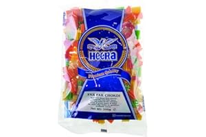 GENERIC Heera Far Far Chokdi (200gram) (Pack of 1) - Ready to Fry Snack - Multi-Coloured Fryums - Uncooked Wheat Snack