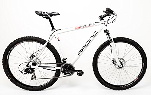 28" Zoll MTB Alu Cross Fahrrad MIFA Mountainbike Shimano Scheibenbremsen weiss