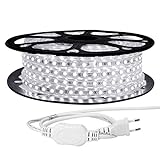 kaltweiss oder warmweiss led Einfach zu verwenden： Einstecken & Funktionieren ohne Verkabelung. Kommt mit Netzstecker und Endkappe.