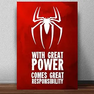 Good Hope Spiderman Rolled Quote Poster (Matte paper 300 GSM, 13 x 19 Inch, Multicolour)