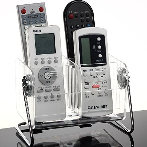 HQdeal - Soporte de escritorio para mando a distancia (capacidad hasta 6 mandos a distancia), color transparente   