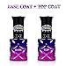 Perfect Summer 2PCS Nail Art Kits TOP Coat and Base Coat UV LED Gel Polish Set 8ml