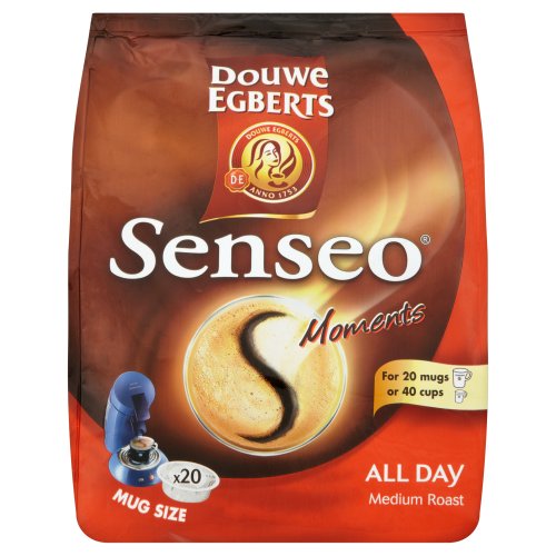 Douwe Egberts Senseo All Day Coffee Pods (Pack of 6, Total 120 Pods