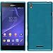 Produktbild PhoneNatic Case für Sony Xperia Style Hülle Silikon blau brushed + 2 Schutzfolien