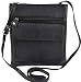 Produktbild primehide weiches schwarzes Leder Umhängetasche Schulter TOP REIßVERSCHLUSS HANDTASCHE 1451