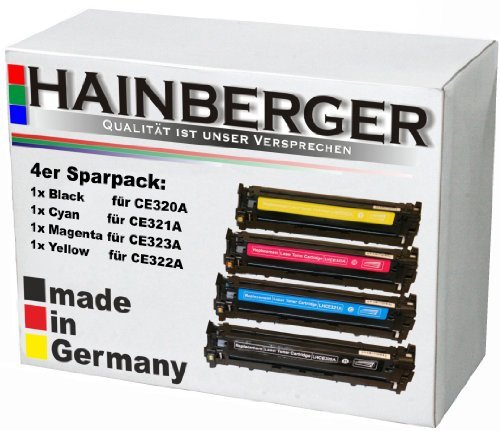 4x Toner kompatibel zu CE320, CE321, CE322, CE323