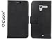 Cubix® Wallet Case Flip Cover for Motorola Moto X XT1055 Card Slot Magnetic Closure Money Pocket Book Style Case Cover - Black RS.499.00