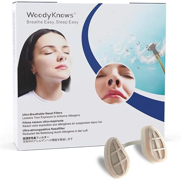 Filtri Nasali WoodyKnows Per Polvere - 4 Filtri + 48 Ricambi, Taglia L - Foto 10