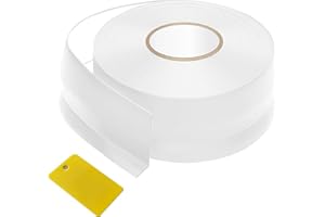 Jyvex Weichsockelleiste Selbstklebend 50x20mm (7m), küchenabschlussleiste Weiß, Sockelleiste Selbstklebende für Küche und Badezimmer, Winkelprofil Kunststoff aus PVC, Flexible Knickleiste