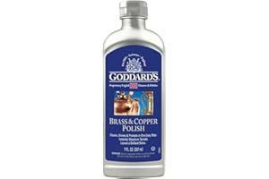 GODDARDS Goddard's Copper & Brass Polish, Copper Cleaner & Brass Cleaner for Long-Lasting Shine, Metal Polish for Pewter, Chrome & More, Metal Polishing Compound (7oz)