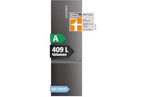 Haier Kühl Gefrierkombination 2D 60 SERIE 5 PRO HDPW5620ANPD; 2,05 m, No Frost; Energieeffizienzklasse A; Kühlschrank mit Gefrierfach freistehend, XL-Fassungsvermögen 409L; Wi-Fi, smarte Kühlfächer