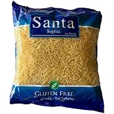 Santa Sophia Glutensiz Vermicelli Tel Şehriye 400 g &ndash;%100 Doğal, Kolay Pişen, Glutensiz Makarna Alternatifi