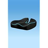Pillowart Orthopedic Seating Cushion, Visco Material, Multi-Purpose Comfort Pillow, Black