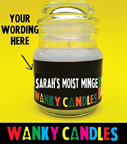 PERSONALISED WANKY CANDLES Rude/ Funny/ Offensive/ Humour / Novelty  - (FREE P&amp;P)