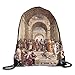 Produktbild ERCGY Print Backpack Travel Gym Bags£¬Ancient Ancient Civilization Arch Drawstring Bag