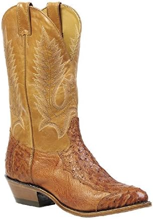Soul Rebel American Boots - cowboy exotic (ostrich) BO-1514-72-EEE (strong foot) - Men - Brown - 43 EU/8½ UK/9 US/26½ MD