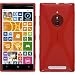 Produktbild PhoneNatic Case für Nokia Lumia 830 Hülle Silikon rot X-Style + 2 Schutzfolien