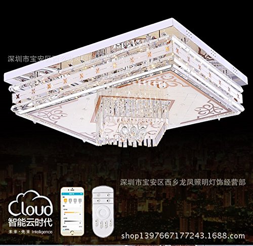 Preisvergleich Produktbild Deckenleuchten moderne Beleuchtung einfach LED Platz Halle Speichern von Farblichter Durchmesser 60 * 40cm Fernschalter