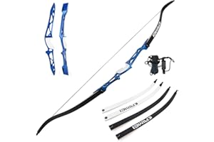 surwolf Archery Recurve Bow 66" 68" 70" Archery Competition Recurve Bow 12-40 lbs Target Recurve Bow Takedown Recurve Bow Hunting Bow