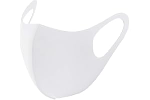 FM LONDON ACCESSORIES FM London wiederverwendbare Stoffmaske, Weiß, 100% Baumwolle, Einheitsgröße (10 Stück)