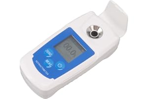 FOLOSAFENAR Réfractomètre Brix brix meter 0 55% Brix Affichage Rétro éclairé HD Haute Précision Prisme Réfractif Haute Transmittance pour Mesurer la Teneur en Sucre brix meter refractometer Refraktometry