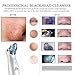 Newanfiar Portable Blackheads Remover Pores Cleaner - For the beauty and skin care / 5 interchangeable heads / USB charging (Color:White)