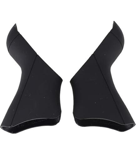 Copri Leve Per Bici Shimano - 2 Pezzi In Silicone, Per Modelli 6800 E 5800, Nero, Antiscivolo - Foto 12