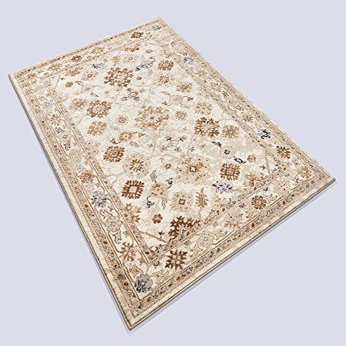 BAGEHUA New Chinese Ink Chinese Style Mashup Living Room Coffee Table Bedroom Study Art Carpet,120 X 170Cm,3189 - Golden Age