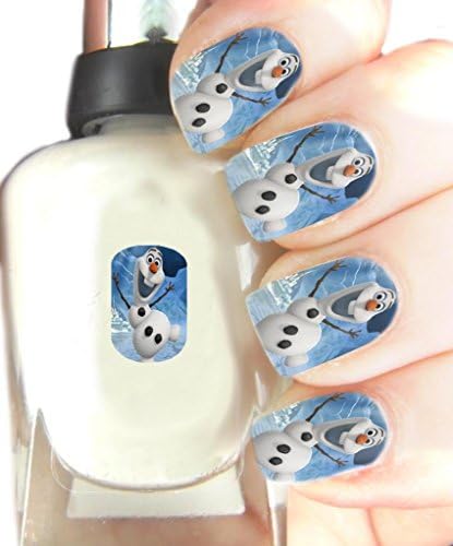Easy to use, High Quality Nail Art Decal Stickers For Every Occasion! Ideal Christmas Present / Gift - Great Stocking Filler Frozen - Olaf