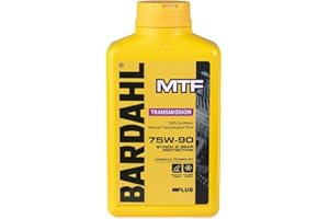 Bardahl - MTF 75W-90 - Olio per Trasmissione e Differenziale Auto, Protezione degli Ingranaggi, Antiusura, Lubrificante Versatile ad ogni Temperatura, 1 L