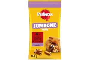 PEDIGREE Son Os à Mâcher Jumbone Récompenses pour petit chien 4x (Pack de 8)