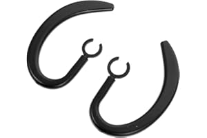 HOMSFOU Crochets d'oreille en Caoutchouc Ergonomiques pour Écouteurs 2 Pièces Rotation Souple Confortable pour Sport Et Usage Quotidien