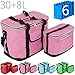 Produktbild MABAMAHO Kühltaschen-Set Ibiza 30+8 Liter mit 6 Kühlakkus für Picknick, Grillen, Wandern, Ausflüge, Urlaub