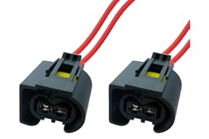 GREENSPIRITS Spina di ricambio per auto – Ugello Diesel – BOSCH A1685452928 con cavo (2 x FEMALE) 50290937, L-BW50290937, 1967412-2