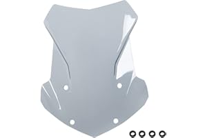 TAZGANTAX Cupolino Parabrezza Moto Touring Compatibile con R1200GS R1250GS R 1200 GS R 1250 GS LC Adventure ADV Cupolino Deflettore per R 1250GS Adv Accessori (Fumo Feggero)