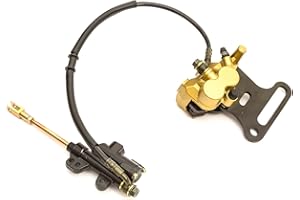 GENERIC Rear Foot Brake Disc Calliper & Master Cylinder Pit Dirt Bike 110cc 125cc 140cc
