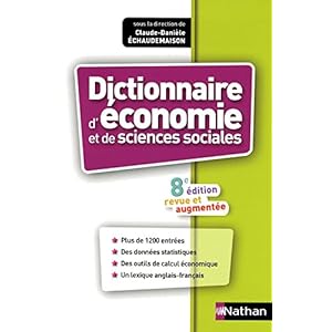 Dictionnaire d'économie et de sciences sociales
